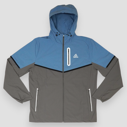 Traverse Windbreaker - Grey/Blue