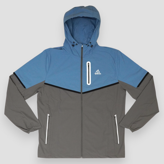 Traverse Windbreaker - Grey/Blue