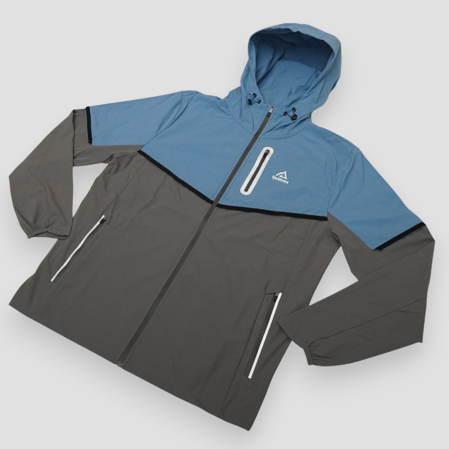 Traverse Windbreaker - Grey/Blue