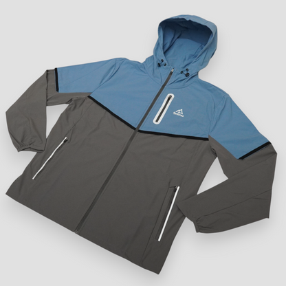 Traverse Windbreaker - Grey/Blue