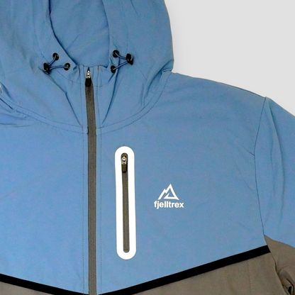 Traverse Windbreaker - Grey/Blue